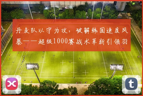 丹麦队以守为攻,破解韩国速度风暴——超级1000赛战术革新引领羽坛新潮流